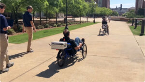 Dan Parker worked with Auburn University to develop autonomous bicycles for the blind and visually impaired.