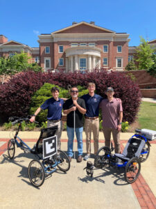 Dan Parker worked with Auburn University to develop autonomous bicycles for the blind and visually impaired.