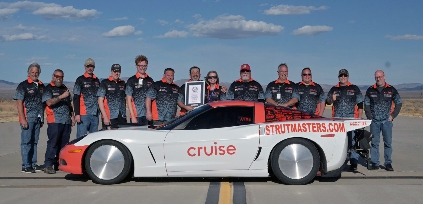 Dan Parker set a Guinness world record as the world's fastest blind driver.